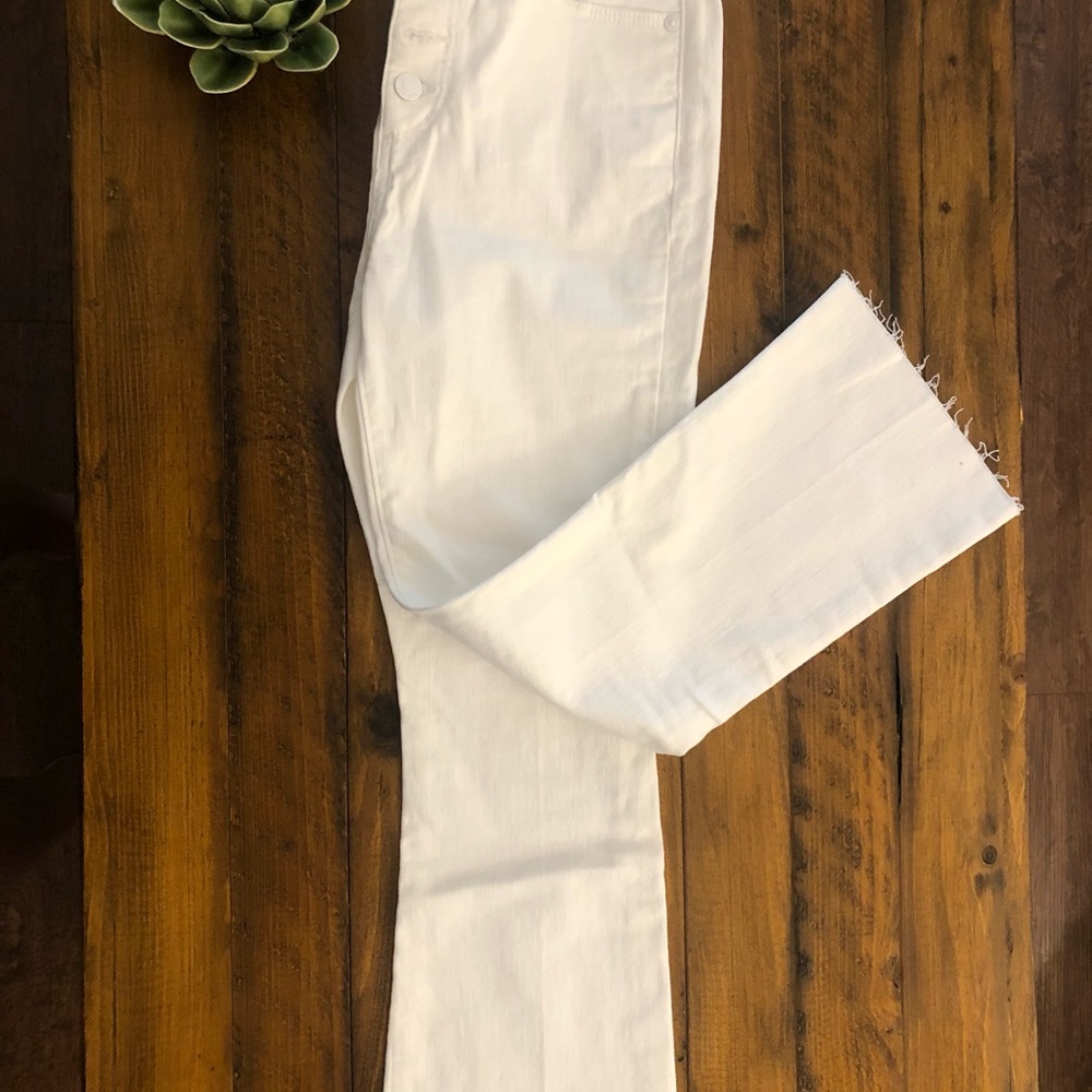 Loft Cropped High Waisted Jeans